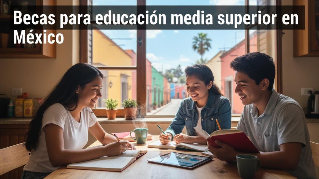 Becas para educación media superior en México