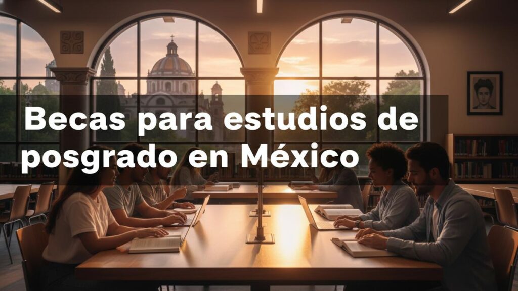 Becas para estudios de posgrado en México