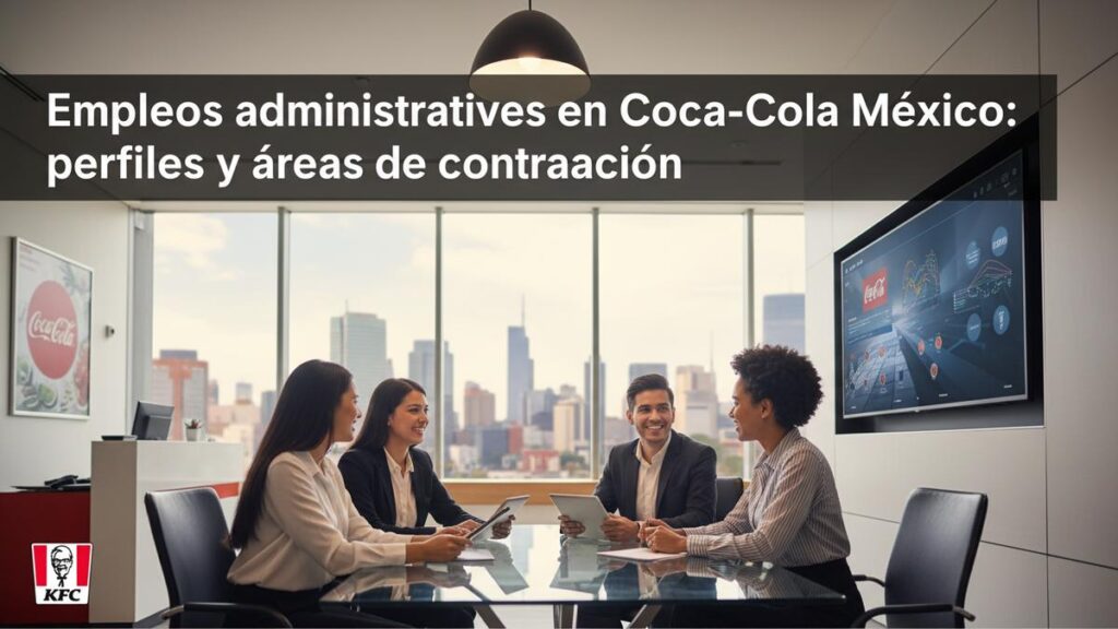 Empleos administrativos en Coca-Cola México: perfiles y áreas de contratación