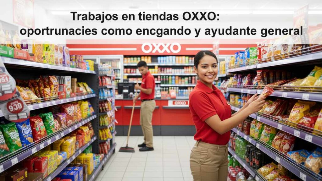Trabajos en tiendas OXXO: oportunidades como encargado y ayudante general
